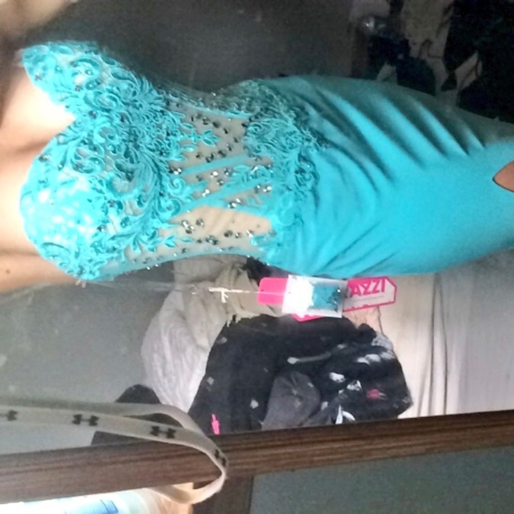 Blue dress